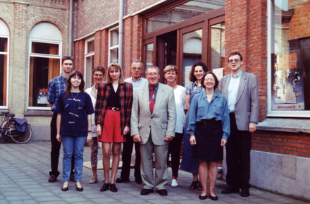 Het personeel van de gemeentelijke bib in 1995